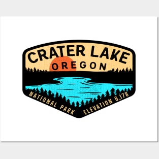 Crater Lake National Park Oregon Posters and Art